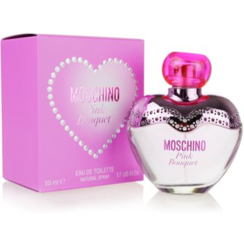 Moschino Pink Bouquet Eau de Toilette pentru femei - imagine 3